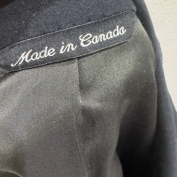 Jack Victor Montreal Wool Cashmere Blend Dark Navy Blue Double Button Blazer 44 - Picture 13 of 16